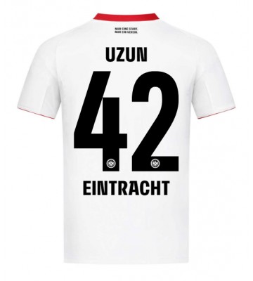 Eintracht Frankfurt Can Uzun #42 Replik Auswärtstrikot 2025-26 Kurzarm